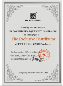 P&T Exclusivity Certificate